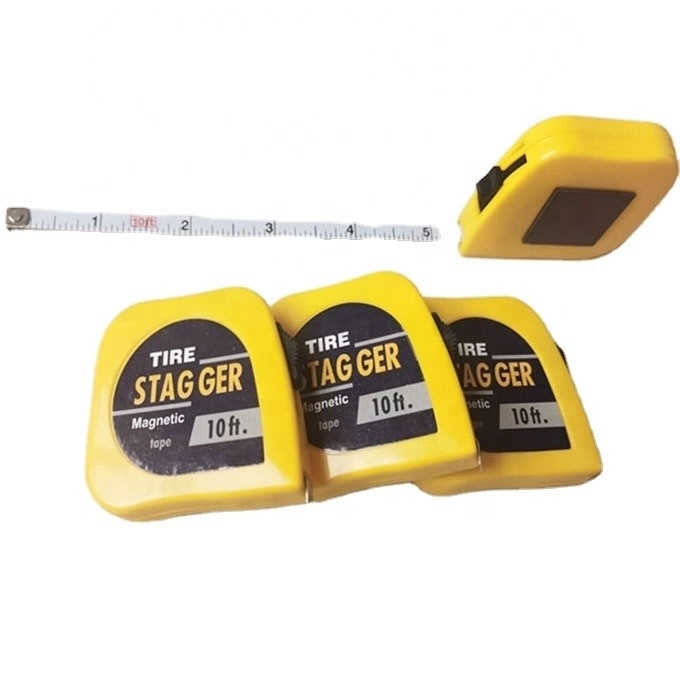 Universal Car Fitment Standard Race Car 1/4 Wide Blade x10 Foot Tire Stagger Tape Measure OE NO. Standard Year Universal