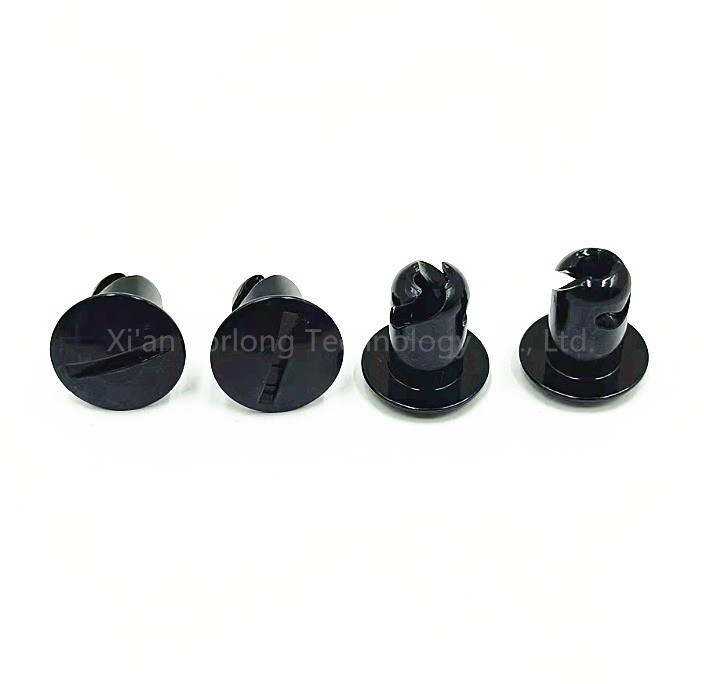 Universal Black 7/16&quot;x.550&quot; Aluminum Dzus Dome Head Buttons The Perfect Addition to Your Fastening Arsenal