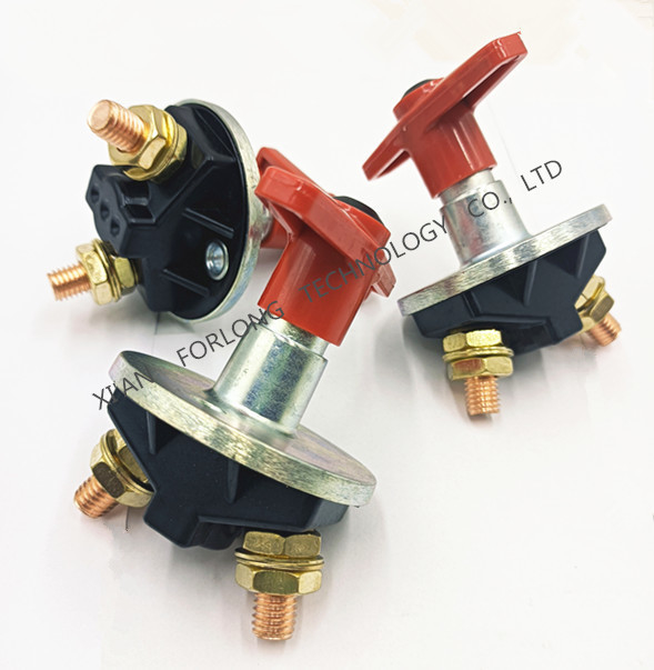 Max. Voltage 60V DC Car Universal Battery Cut Off Switch Disconnect Power Car Fitment ABS Plastic Alloy for Automotive