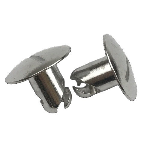 Improved 1&quot; Large Head Silver Aluminum Sprint Car Quarter Turn Dzus Standard Compatible and Purpose for Replace/Repair