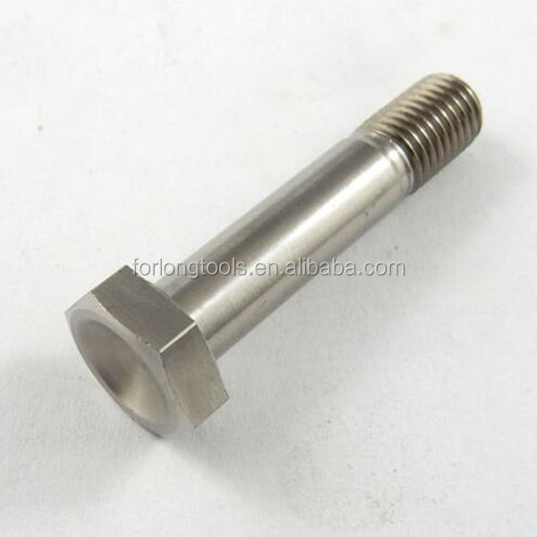 DIN Standard GR5 Titanium Hex Head Bolt 1/2&quot;-20 x 4.5 &quot; Stud Bolts with Natural Finish 6AL-4V Titanium Alloy
