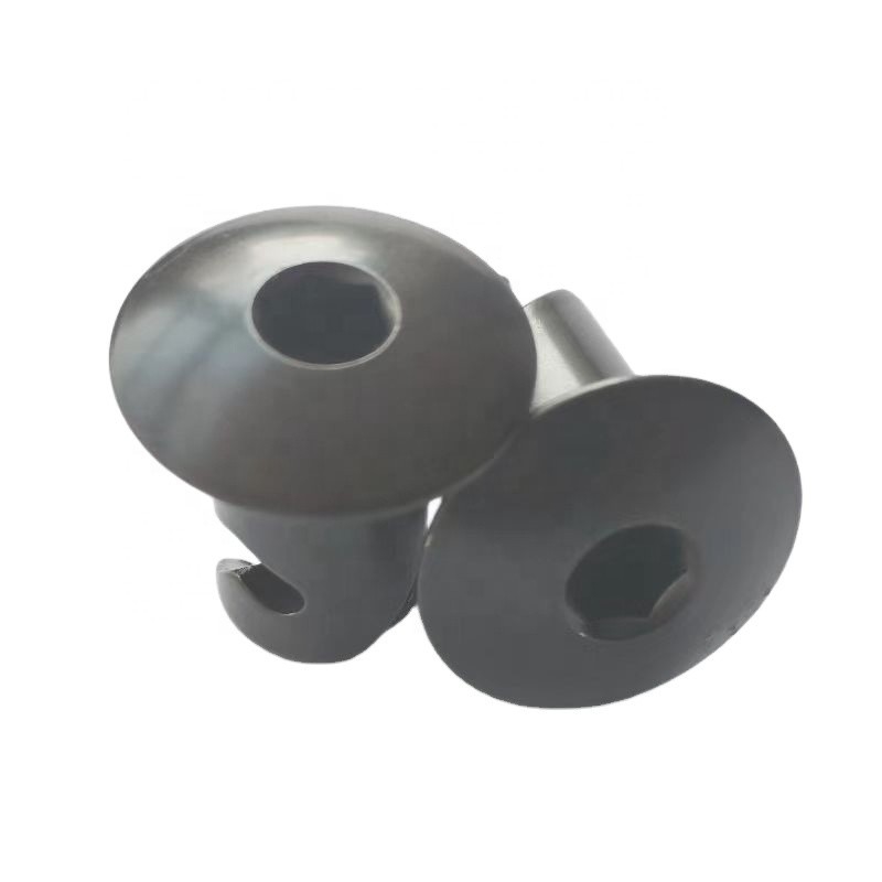 Quick and Simple Installation .500 Aluminum Dzus Button Dome Allen Head Quarter Turn Fasteners for Sprint Racing Cars
