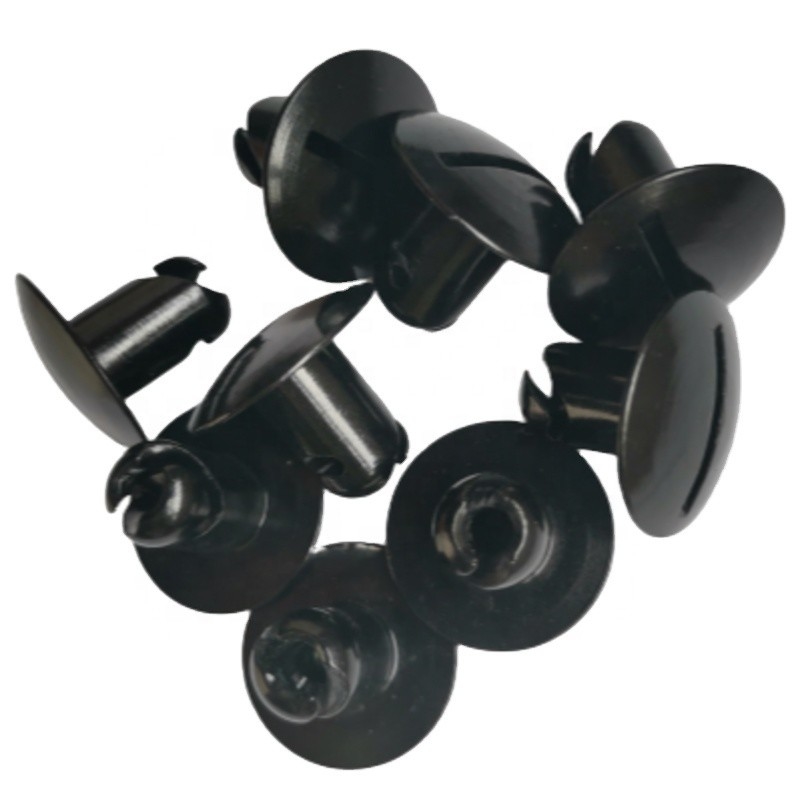Replace/Repair Purpose 7/16&quot; Aluminum Dzus Button Dome Head .500 Black Quarter Turn Fasteners for Universal Installation