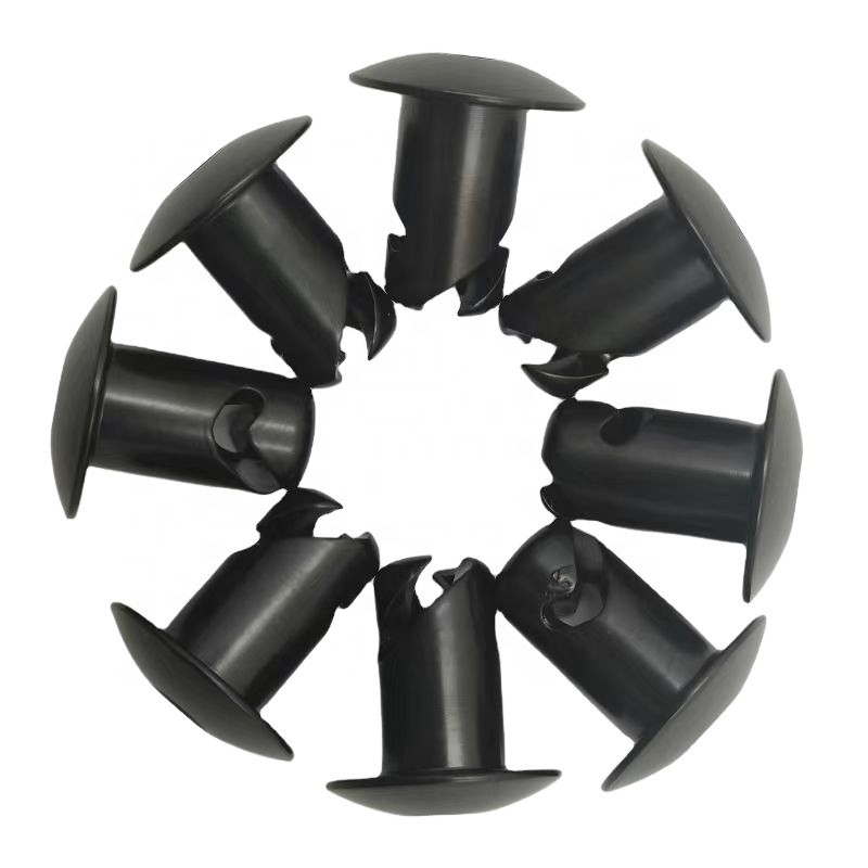 Universal 7/16&quot; Aluminum Dzus Stud Dome Head .500 Black Quarter Turn Fasteners The Top Pick for Sprint Car Customization