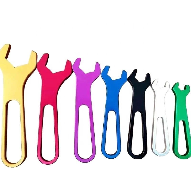 Upgrade Your Maintenance Game 6 pcs Aluminum Billet Racing Tool Sets for AN4-AN16 Sprint Car Wrenches Professional Grade
