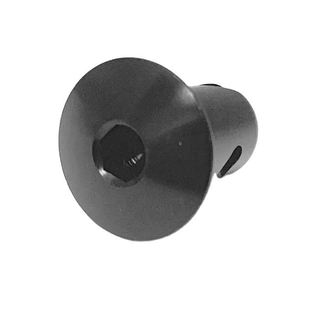 Universal OE NO. 7/16&quot; Aluminum Dzus Button Dome Allen Head Quarter Turn Fasteners 0.500&quot; Black Superior Performance