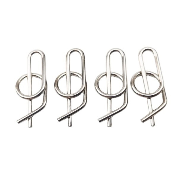 304SS Jacobs Ladder Pin Rue Clip Stainless Steel 3/8&quot; Sprint Car Quick Release Clevis Pin Clip for Universal Car Fitment