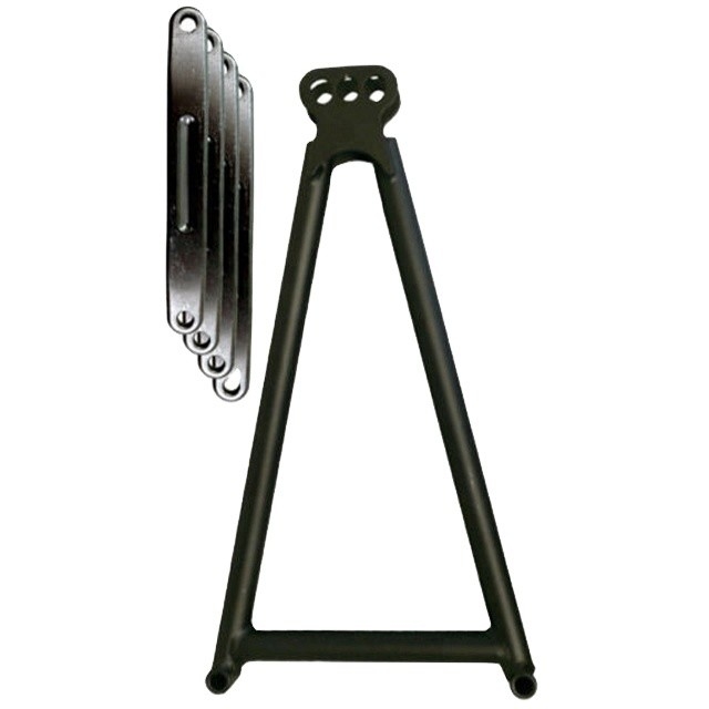 13-5/8&quot; Black Jacobs Ladder Kit made of Durable Chromoly 4130 for Universal Fitment in Sprint Cars and Durable Construction