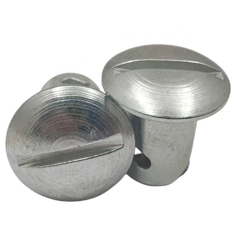 Universal OE NO. 7/16&quot;x.500&quot; Silver Steel Quarter Turn Dzus Dome Head Buttons for Racing Car Sprint Car Upgrades and Modifications